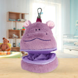 Zoo Crew Pygmy Hippo Zippazoo Bag Buddies
