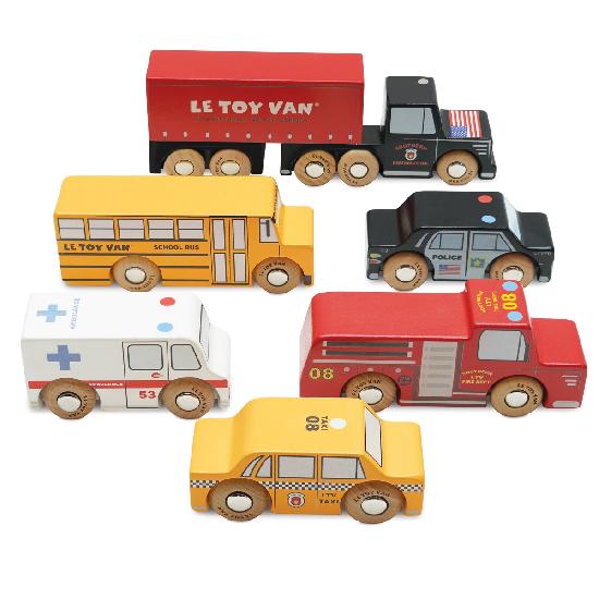 Transportation - New York Car Set