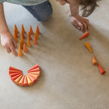 Mandala Cones 36 pcs (Oranges)