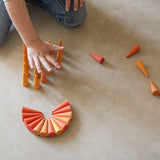 Mandala Cones 36 pcs (Oranges)