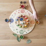 Wood Platform 4 Seasons 4 Elements  Complement Perpetual Calendar