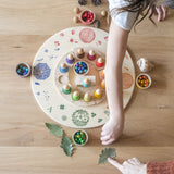 Wood Platform 4 Seasons 4 Elements  Complement Perpetual Calendar