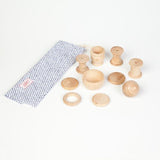 Natural Treasure Basket With 10 Elements