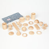 Natural Treasure Basket With 20 Elements