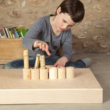 Natural Cups With Lids x 6