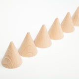 Natural Cones 6 pcs