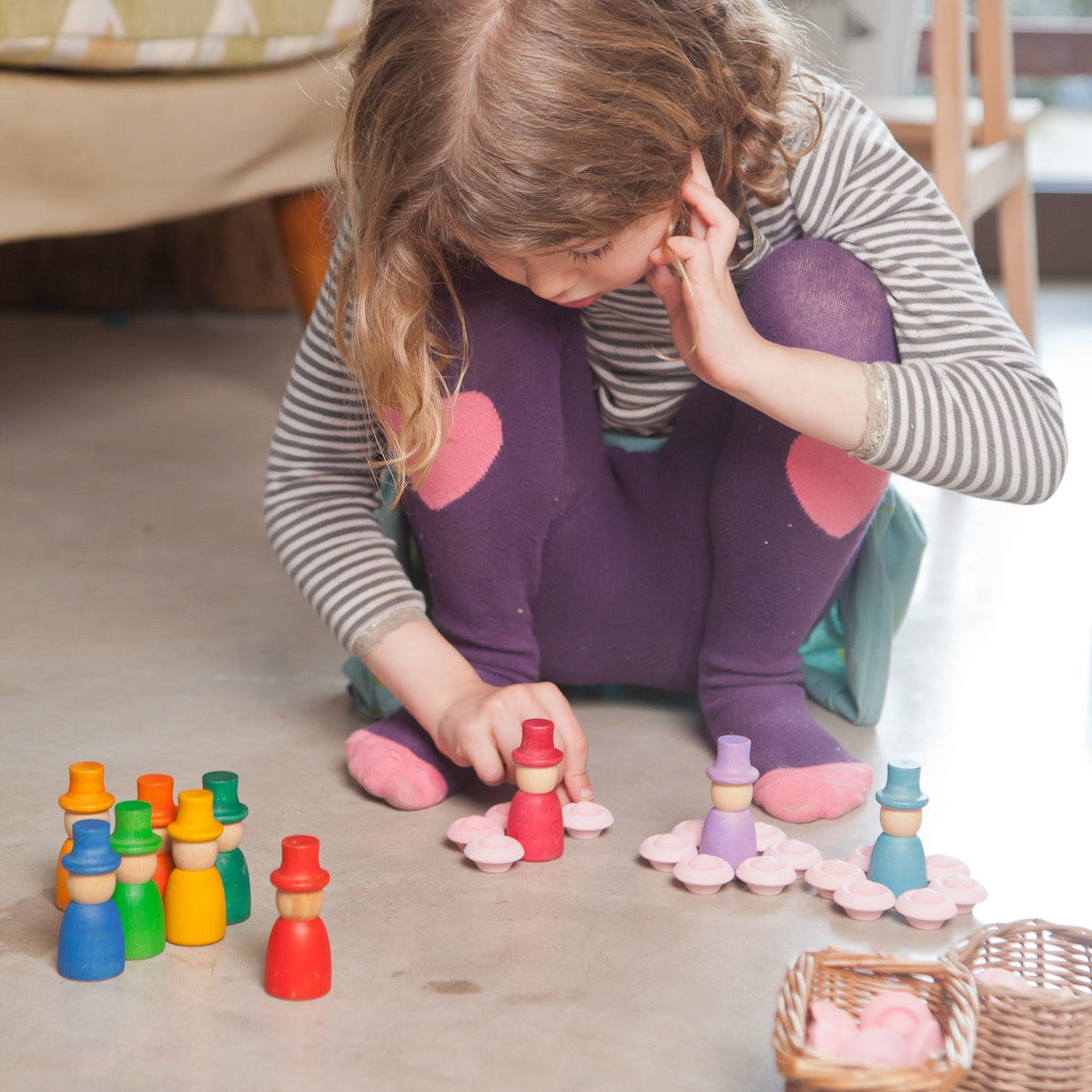 Nins Wizards with Hats 12 pcs (12 colours)