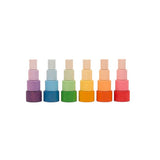Coloured Nest Bowls 24 pcs (6 colours)