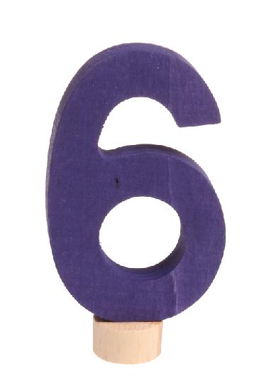 Deco Number 6 - Style 2