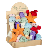 Beach Friends 32 pcs with Wood Display