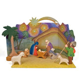 Nativity Set with Diorama (11 pcs)