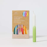 Candles, Celebration Dip-Dye Rainbow 12pcs
