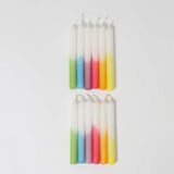 Candles, Celebration Dip-Dye Rainbow 12pcs