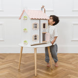 Roseheart Wooden Dolls House with Furniture & Family