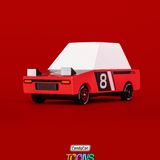 Toons Hachigo Red Racer