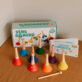 Bells with Handle 8 Tones  - Ding Dangbu