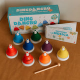 Bells with Mallet 8 Tones  - Ding Dangbu