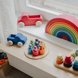 Wooden Truck, Small Blue
