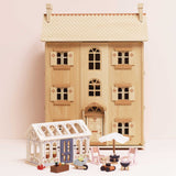Original Natural Wooden Doll House