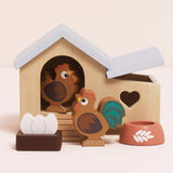 Doll House Chicken Coop Set