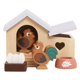 Doll House Chicken Coop Set