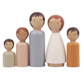 Doll House Wood Doll Family