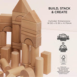 Natural Wood Building Blocks