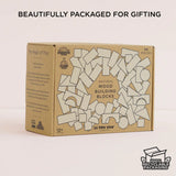 Natural Wood Building Blocks