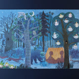 Puzzle - Night & Day in the Forest Reversible Puzzle