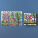 Pocket Puzzle - Night & Day in the Forest Reversible Puzzle