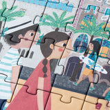 Puzzle - Barcelona Skyline Reversible