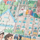 Puzzle - Barcelona Skyline Reversible