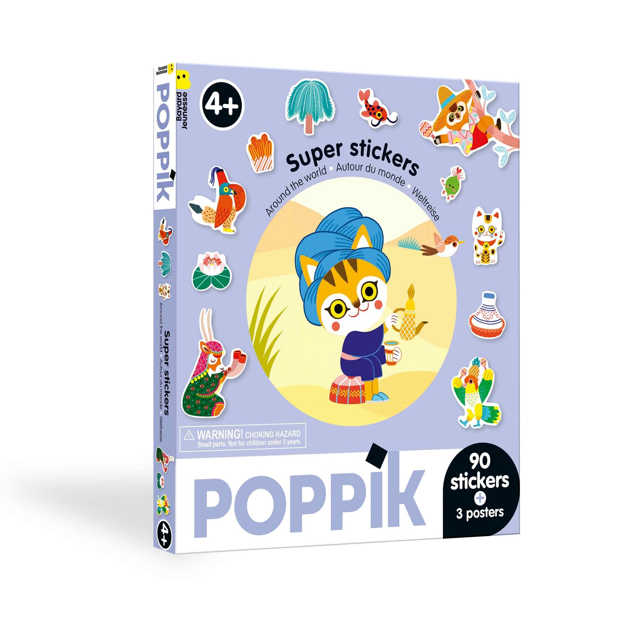 Sticker Box Around the World