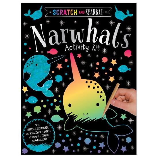 Scratch and Sparkle Narwhal Activity Book