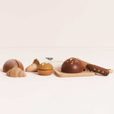 Bread, Loaf and Knife Set