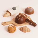 Bread, Loaf and Knife Set