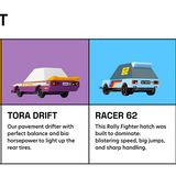 Toons Tokyo Heat Race Car 4 Pack