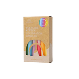 Candles, Celebration Dip-Dye Rainbow 12pcs