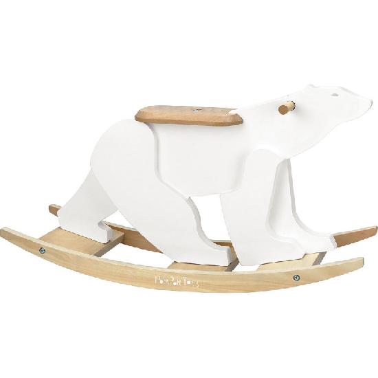Pompon Polar Bear Rocker