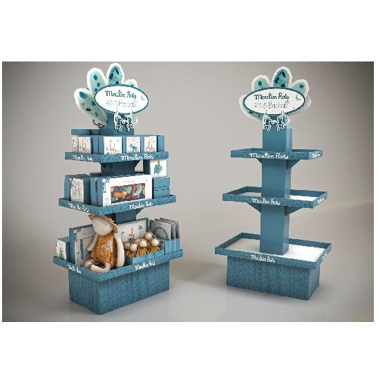 P.O.P. Moulin Roty - Sous mon Baobab Floor Display Stand - Moulin Roty FREE WITH $750.00 PRODUCT PURCHASED (Stand comes