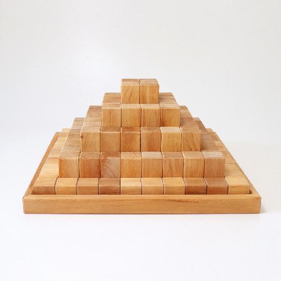 Learning - Stepped Pyramid NATURAL 4cm