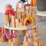 Learning - Stepped Pyramid NATURAL 4cm