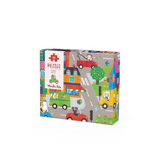 Popipop - In Town! Puzzle 48pcs