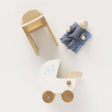 Doll House Furniture - Nursery and Baby Set