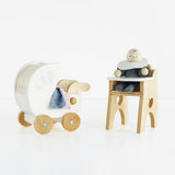 Doll House Furniture - Nursery and Baby Set