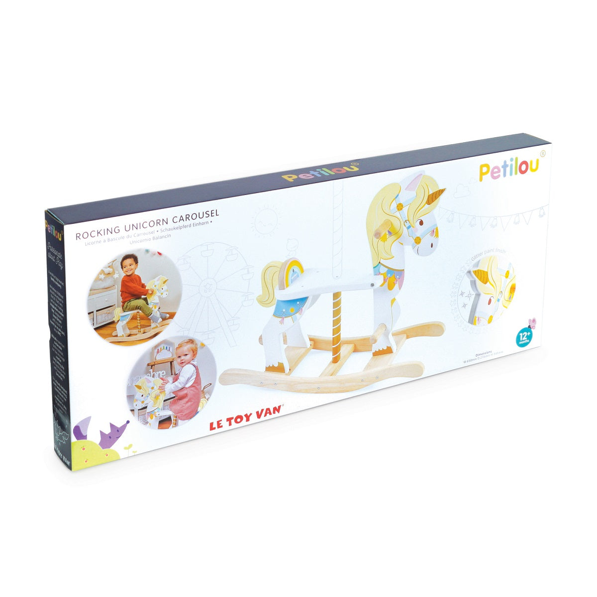 Le Toy Van - Baby and Toddler - Ride On - Rocking Unicorn Carousel