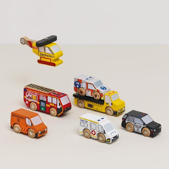 Transportation - Emergency Helicopter & Rescue Cars