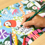 Colouring Poster Tropical Forest