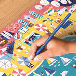 Colouring Poster Seaside