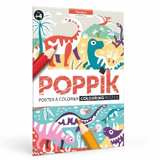Colouring Poster Dinosaurs